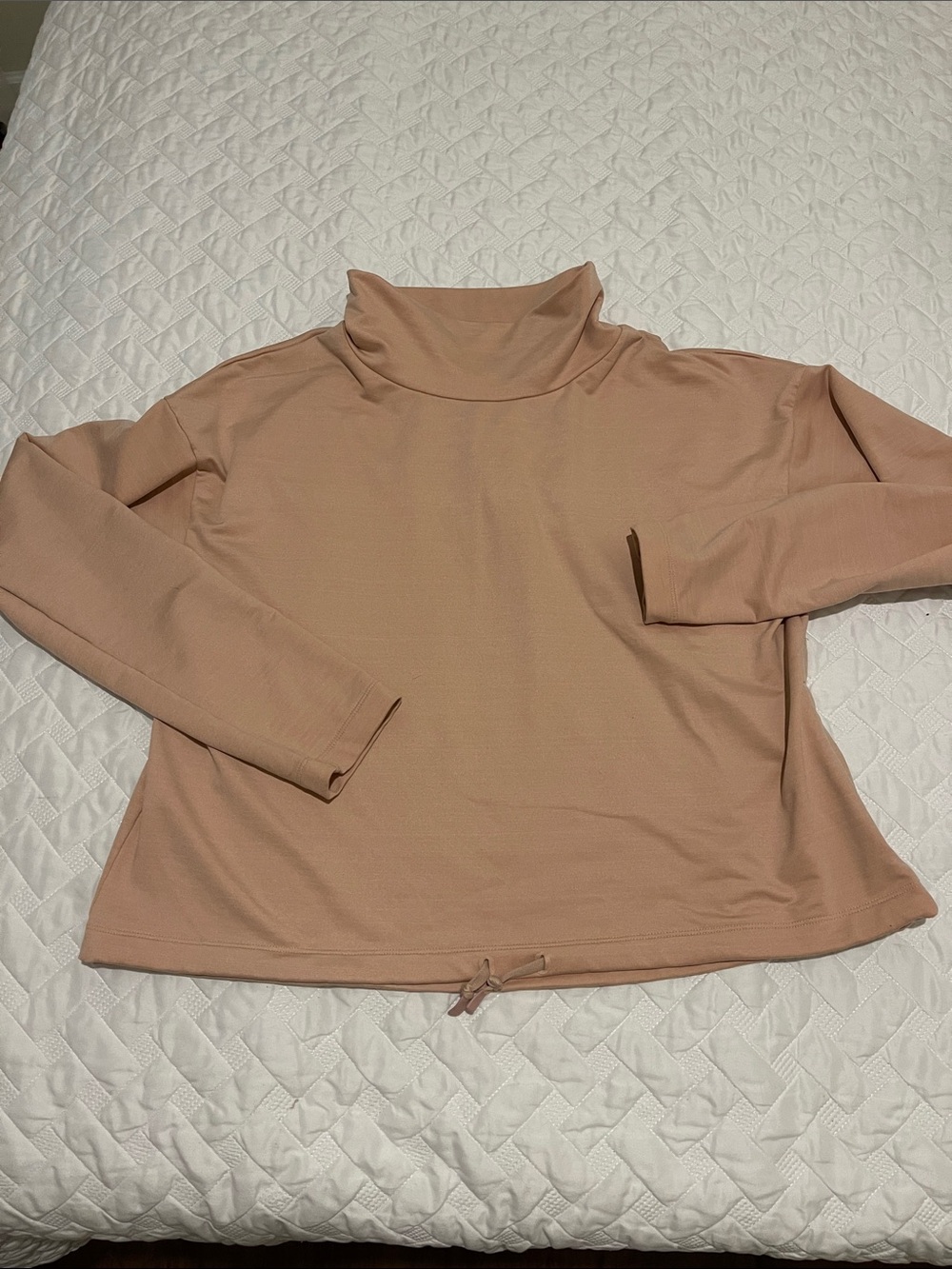 Rei Cozy High-Neck sweater in light pink